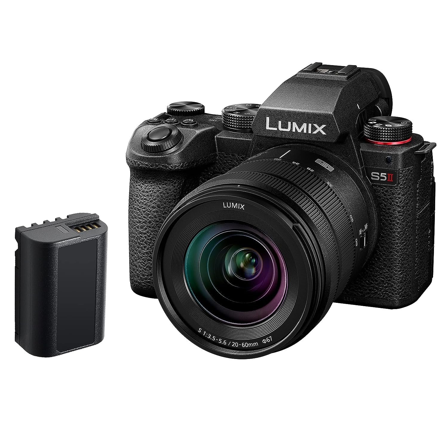 Panasonic LUMIX DC-S5 II Full Frame Mirrorless Camera with 20-60 mm F3.5-5.6 Lens - cambuy-lives Panasonic LUMIX DC-S5 II Full Frame Mirrorless Camera with 20-60 mm F3.5-5.6 Lens - cambuy-lives